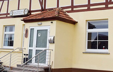 Vereinsheim PBC Ronhausen - Eingang